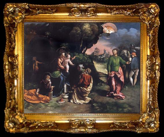 framed  Dosso Dossi The Adoration of the Kings, ta009-2
